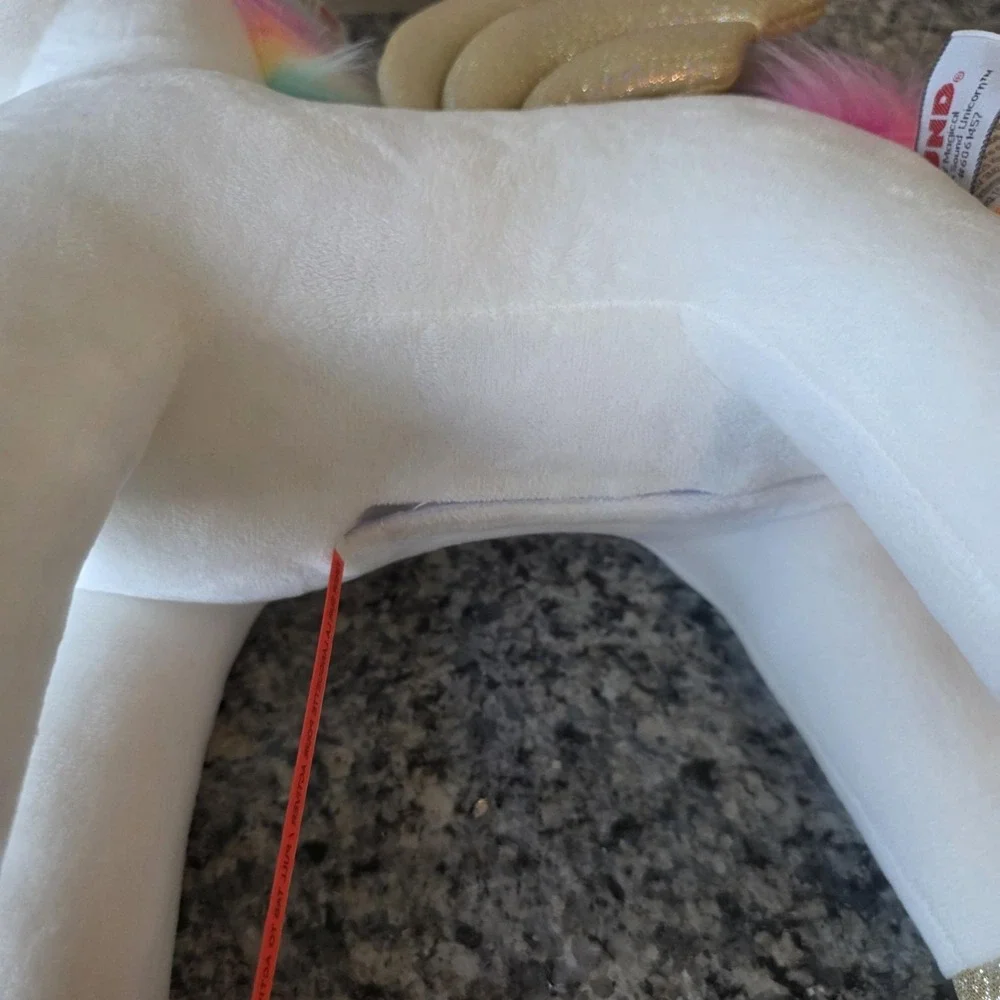 GUND My Magical Light & Sound Unicorn Plush Stuffed Animal Toy White Gold Medium